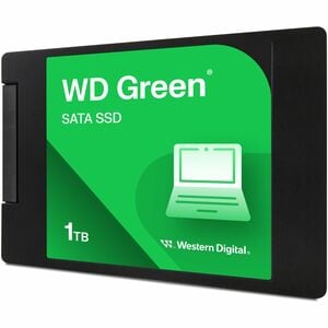 WD Green WDS100T3G0A 1 TB Solid State Drive - 2.5" Internal - SATA (SATA/600) - Notebook, Desktop PC Device Supported - 54