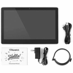 Aluratek AFT11F Digital Frame - 11.6" LCD Digital Frame - 1366 x 768 - Wireless - 16:9 - Clock, Calendar, Weather Forecast