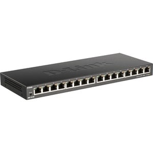 D-Link DGS-1016S 16 Ports Ethernet Switch - Gigabit Ethernet - 10/100/1000Base-T - 2 Layer Supported - Twisted Pair - Desk