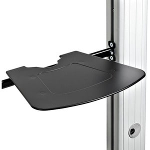 StarTech.com Carrello Porta TV per 2 Schermi VESA 37/60" (50kg x2) - Supporto TV da pavimento con Ruote Regolabile in Alte