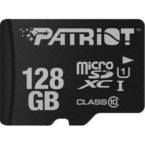 Patriot Memory 128 GB Class 10/UHS-I (U1) microSDXC - 1 - 80 MB/s Read - 10 MB/s Write