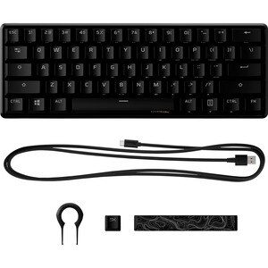 HyperX Alloy Origins 60 - Mechanical Gaming Keyboard - HX Red (US Layout) - Cable Connectivity - USB Type C Interface - RG