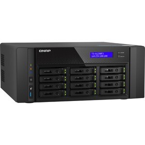 QNAP TS-h1290FX-7232P-64G 12 x Total Bays SAN/NAS Storage System - 5 GB Flash Memory Capacity - AMD EPYC Octa-core (8 Core