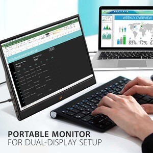 ViewSonic Graphic VA1655 16" Class Full HD LED Monitor - 16:9 - Black - 39.6 cm (15.6") Viewable - In-plane Switching (IPS