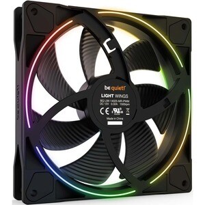 be quiet! Light Wings Cooling Fan - Computer Case, Chassis - 140 mm Maximum Fan Diameter - 1 x Fan(s) - 161.64m³/h Maximum