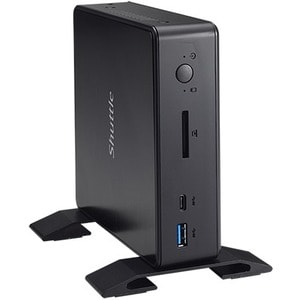 Shuttle XPC nano NC10U Desktop Computer - Intel Celeron 4205U - 8 GB - Black - Intel Chip - Intel UHD Graphics 610 DDR4 SD