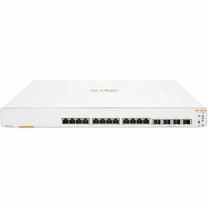HPE Instant On 1960 1960 12XGT 4SFP+ 12 Ports Manageable Ethernet Switch - 10 Gigabit Ethernet - 10GBase-T, 10GBase-X - 2 
