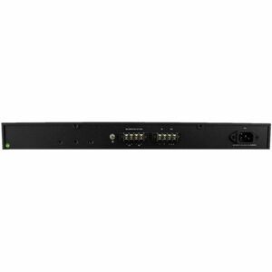 Lantronix Managed Hardened Gigabit Ethernet PoE+ Rack Mountable Switch - 16 Ports - Manageable - Gigabit Ethernet, 10 Giga