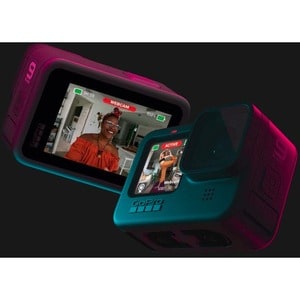 GoPro HERO9 数码摄像机 - LCD 触控屏 - 高动态范围 - 5K - 黑 - 16:9 - 14.7 百万象素 视频 - HDMI - USB - SD - GPS - 存储卡 - 无线局域网 - 粘合剂安装