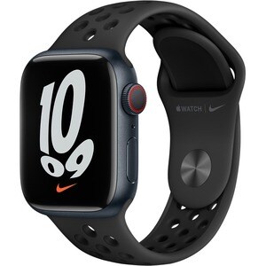 Apple 可调节 智能表带 - 正常 - 扣针式 Attachment - 炭黑/黑色 - 氟橡胶