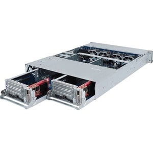 Gigabyte S260-NF1 Barebone System - 2U Rack-mountable - ASPEED AST2520 Graphic(s) - 24 2.5" Bay(s) - 100 Gigabit Ethernet 