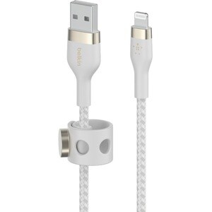 Belkin BoostCharge Pro Flex 2,99 m Lightning/USB Datentransferkabel - Cable for iPhone, iPad, iPod, iPad Pro, iPad Air, iP