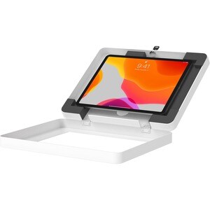 CTA Digital Desktop/Wall Mount for Tablet, iPad, iPad Pro, iPad Air - White - Landscape/Portrait - 27.9 cm (11") Screen Su
