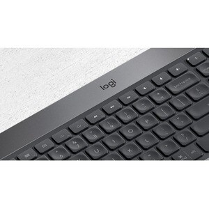Logitech Craft 键盘 - 无线 连接 - USB 接口 - 蓝牙 - 10 m - PC, Mac