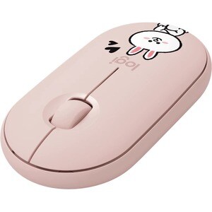 Logitech LINE FRIENDS 鼠标 - 蓝牙/射频 - USB - 光学 - 3 按钮 - 无线 - 2.40 GHz - 1000 dpi