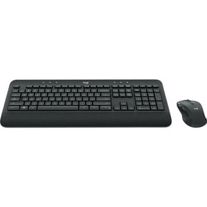 Logitech Advanced MK545 键盘鼠标 - USB 无线 RF 键盘 - USB 无线 RF 鼠标 - 光学 - 滚轮 - AA - 兼容 PC