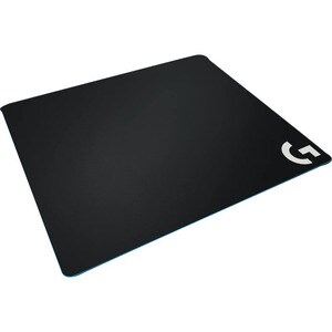Logitech G 大号 游戏鼠标垫 - 纹理 x 460 毫米 x 3 毫米 尺寸 - 黑 - 橡胶