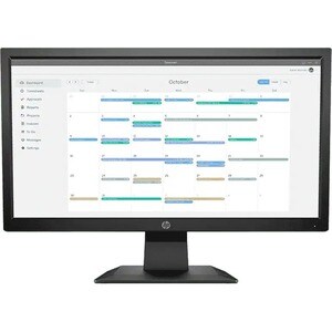 HP P204v 20" 等级 HD+ LCD 显示器 - 16:9 - 黑 - 49.5 cm (19.5") Viewable - 扭曲向列型（TN） - LED 背光 - 1600 x 900 - 16.7百万 颜色 - 200 cd/m