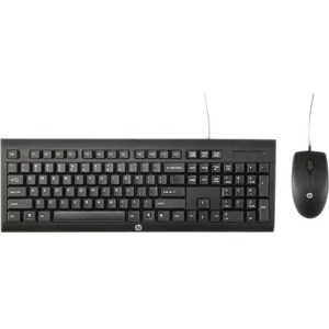 HP C2500 键盘鼠标 - USB 电缆 键盘 - 键盘/键盘颜色: 黑 - USB 电缆 鼠标 - 光学 - 1200 dpi - 滚轮 - 指点设备颜色: 黑