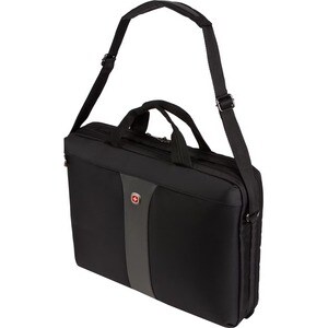 Wenger Legacy 67444140 Carrying Case for 17" Notebook - Black - Tear Resistant Shoulder Strap, Damage Resistant, Shock Res