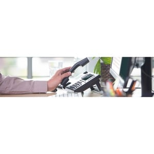 innovaphone IP111 IP-Telefon - Schnurgebunden - Schnurgebunden - Wandmontierbar, Desktop - Schwarz - 1 x Handset inklusive