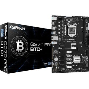 Q270 PRO BTC+ MINING MAINBOARD SOCKET 1151 12X PCIE