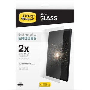 OtterBox iPad mini (6th Gen) Alpha Glass Screen Protector Clear - For LCD iPad mini 6 - Nick Resistant, Fingerprint Resist