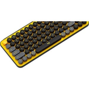 Logitech POP Keys Keyboard - Wireless Connectivity - Blast - Mechanical Keyswitch - Bluetooth - 5.1 - 10 m Emoji Hot Key(s