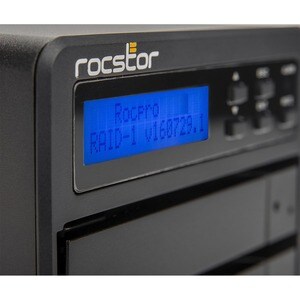 Rocstor Rocpro U33 USB Type-C Desktop RAID Storage - Rocstor Rocpro U33 Professional Desktop RAID -16TB (2x8TB) HDD Instal