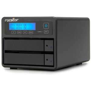 Rocstor Rocpro U33 USB Type-C Desktop RAID Storage - Rocstor Rocpro U33 Professional Desktop RAID -20TB (2x10TB) HDD Insta