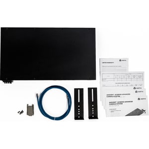 Vertiv AVOCENT ACS ACS8032MDDC-400 Servidor do dispositivo - 1 GB - DDR3 SDRAM - Cabo de par entrançado, Fibra ótica - 2 x
