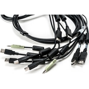 Vertiv AVOCENT 1.83 m Cabo KVM - Cable for Teclado/Rato, Coluna, Interruptor KVM, Dispositivo de áudio