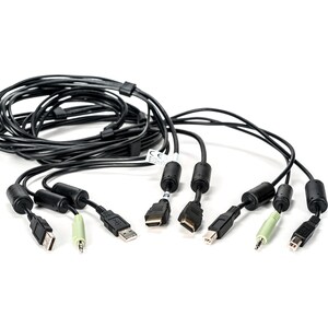 VERTIV 3.05 m Cabo KVM - Cable for Teclado/Rato, Interruptor KVM, Dispositivo de áudio