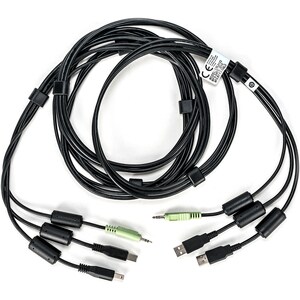Vertiv AVOCENT 3.05 m Cabo KVM - Cable for Comutador, Teclado, Rato, Dispositivo de áudio