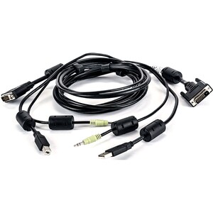 VERTIV 1.83 m Cabo KVM - Cable for Teclado/Rato, Dispositivo de áudio, Interruptor KVM, Posto de trabalho - Primeira extre