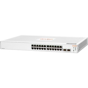 HPE Instant On 1830 24G 2SFP Switch - 24 Ports - Manageable - Gigabit Ethernet - 10/100/1000Base-T, 100/1000Base-X - 2 Lay