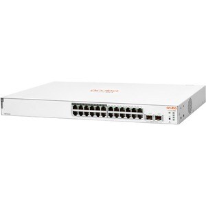 HPE Instant On 1830 24G 12p Class4 PoE 2SFP 195W Switch - 24 Ports - Manageable - Gigabit Ethernet - 1000Base-T, 1000Base-