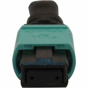 Eaton Tripp Lite Series Multimode 50/125 OM3 Loopback Fiber Optic Cable Tester (12F MTP/MPO Female), LSZH, Aqua - Fiber Op