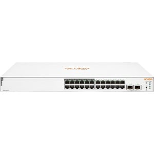 HPE Instant On 1830 24G 12p Class4 PoE 2SFP 195W Switch - 24 Ports - Manageable - Gigabit Ethernet - 10/100/1000Base-T - 2