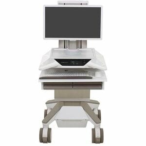 Ergotron CareFit Medical Trolley - TAA Compliant - 2 Drawer - 17.01 kg Load Capacity - 4 Casters - 12.70 cm (5") Caster Si