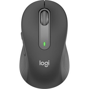 Logitech Signature M650 Mouse - Bluetooth/Radio Frequency - USB - Graphite - Wireless - 4000 dpi - Scroll Wheel - Medium H