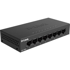 D-Link 8-Port Gigabit Ethernet Metal Housing Unmanaged Switch. Switch type: Unmanaged. Basic switching RJ-45 Ethernet port