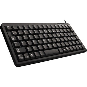 CHERRY G84-4100 Keyboard - Cable Connectivity - USB Interface - QWERTY Layout - Black - ML Keyswitch - 86 Key(s) - Noteboo