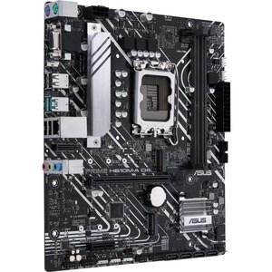 Asus Prime H610M-A D4-CSM Desktop Motherboard - Intel H610 Chipset - Socket LGA-1700 - Micro ATX - Pentium Gold, Celeron, 