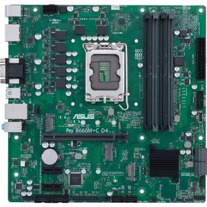 Asus B660M-C D4-CSM Desktop Motherboard - Intel B660 Chipset - Socket LGA-1700 - Intel Optane Memory Ready - Micro ATX - P