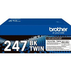 Brother TN-247BK Hoch Kapazität Laserdruck Tonerkartusche - Schwarz - Original - Doppelpack - 2 / Pack - Laserdruck - Hoch