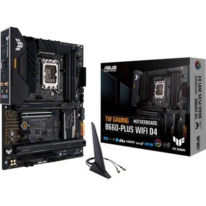 TUF GAMING B660-PLUS WIFI D4 Gaming Desktop Motherboard - Intel B660 Chipset - Socket LGA-1700 - Intel Optane Memory Ready