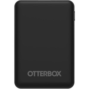 OtterBox Power Bank - Black - For USB Type A Device, Micro USB Device, USB Type C Device, Lighting Equipment - 5000 mAh - 