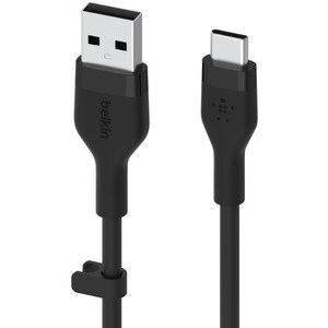 BELKIN BOOST CHARGE CABLE USB-A - USB-C BRD SILICON 2M BLK