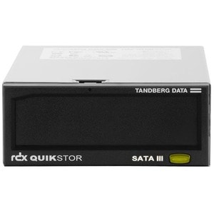 Overland RDX QuikStor Drive Enclosure for 3.5" - Serial ATA/600 Host Interface Internal - Black - 1 x HDD Supported - 1 x 